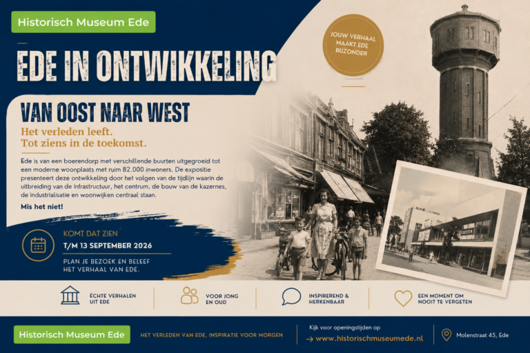 Expositie: ‘De ontwikkeling van Ede, van Oost naar West’